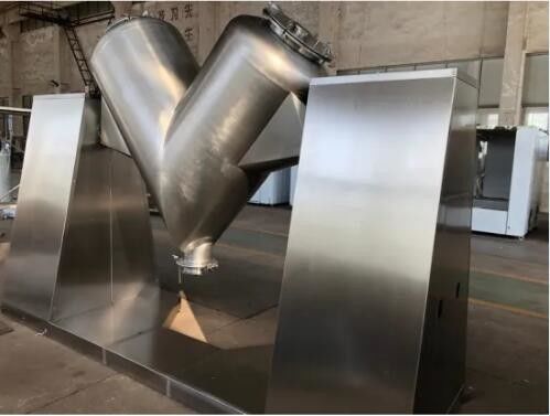 Miscelatore lucidato della polvere di forma di v di alta tensione 100 del commestibile