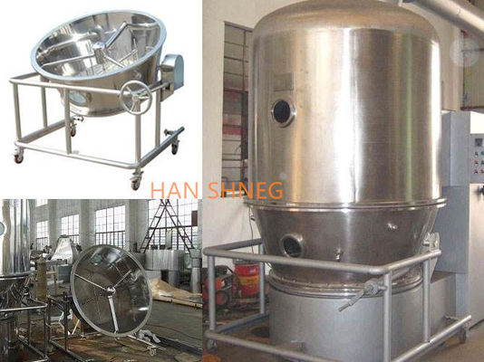 Essiccatore del letto di ebollizione di verticale di alta efficienza/macchina fluidi dell'essiccazione a letto fluido per latte Juice Powder Granulator
