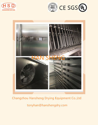 Fornitori a circolazione d'aria caldi di Tray Drying Oven From China della polvere di acciaio inossidabile di GMP del Governo bagnato farmaceutico del granello