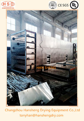 Tipo continuo manioca Mesh Belt Dryer del tunnel del trasportatore in derrate alimentari instudry