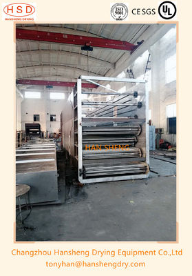 Tipo continuo manioca Mesh Belt Dryer del tunnel del trasportatore in derrate alimentari instudry