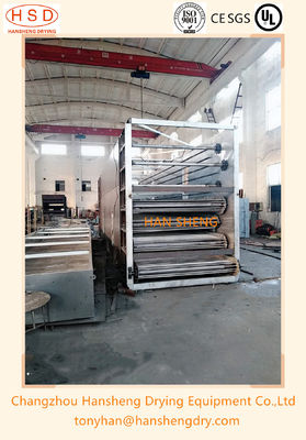 Il trasportatore industriale Mesh Belt Systems Dryer Machine per canapa fresca lascia l'asciugamento
