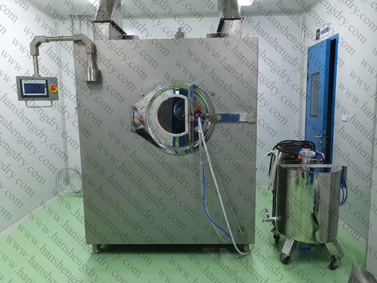 GMP Standard 2.2KW 15RPM Tablet Film Coating Machine