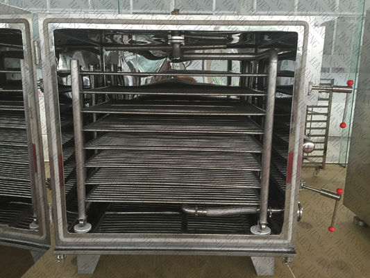 Vuoto Tray Dryer del riscaldamento di vapore di acciaio inossidabile